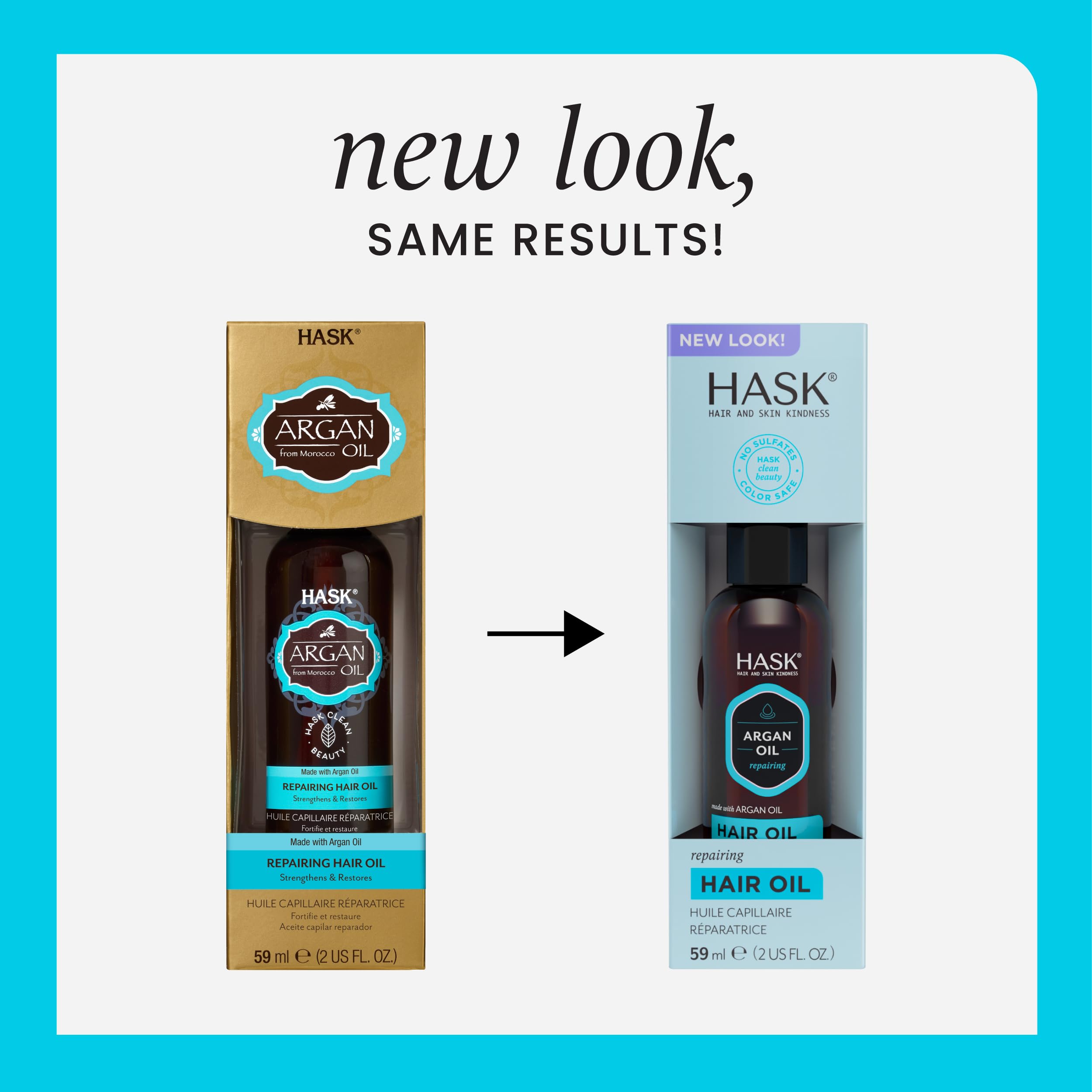 HASK Repair Argan Oil Shine Hair Oil, Pack of 3 - HASK Official Product View 3