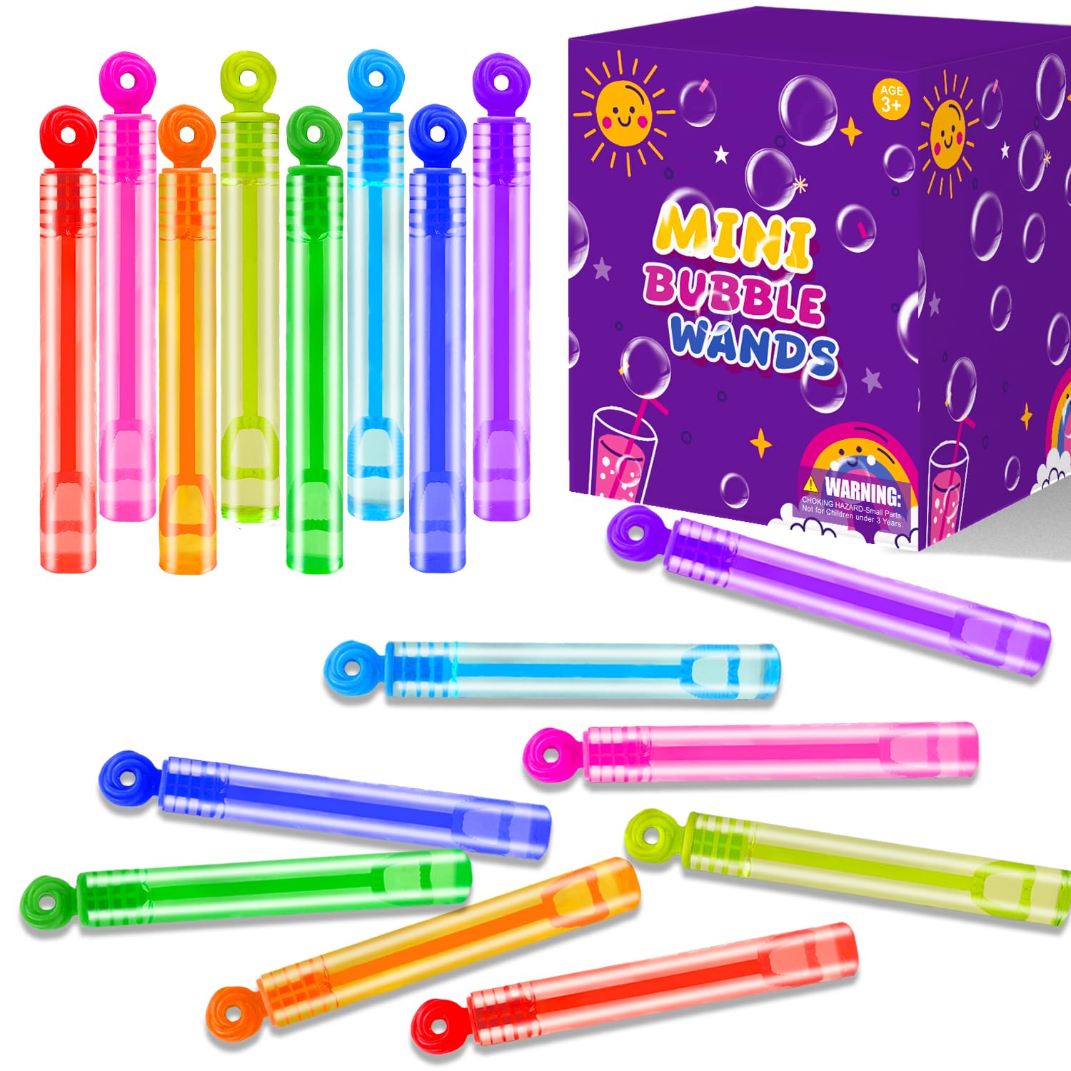 Bubbles Party Favors Supplies for Kids,20-300 Pack Mini Bubble - Product Imagery