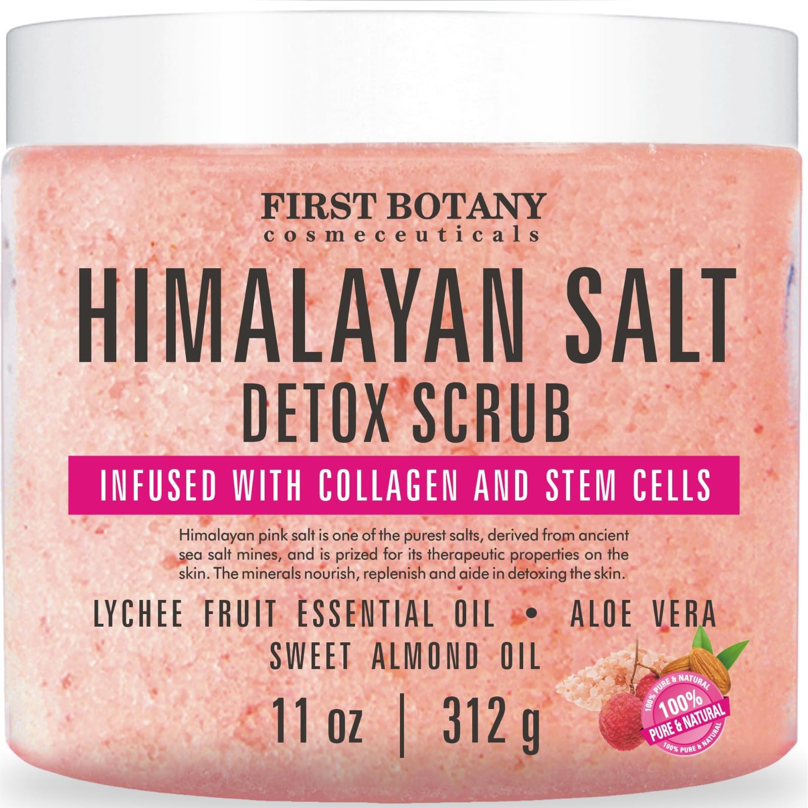 First Botany Body Scrub - Natural Exfoliating Salt Scrub & Body - First Botany Official Product View 2