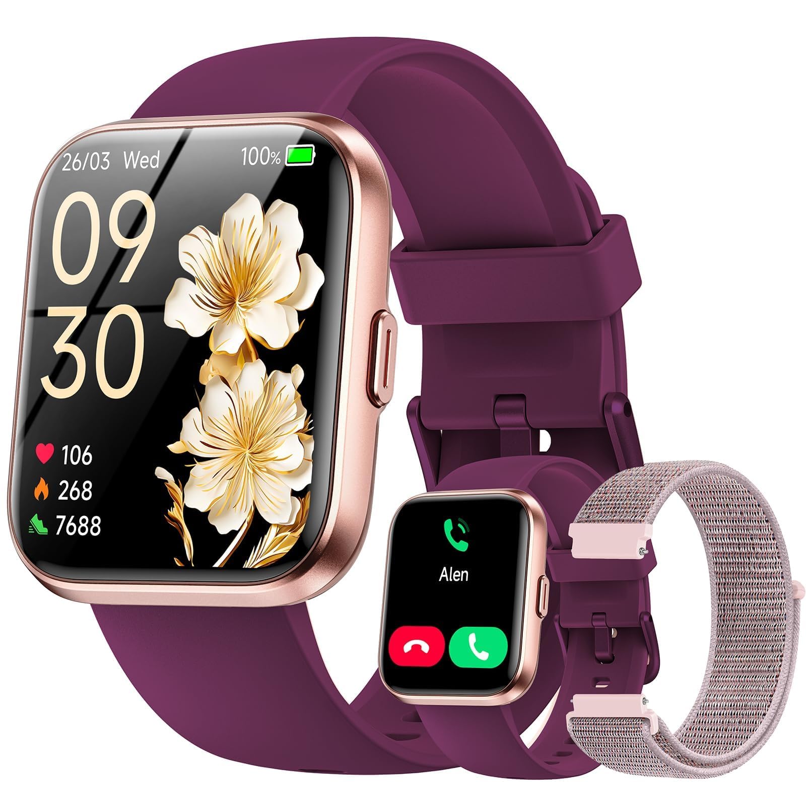 Hingso Smart Watches for Women, 1.85" HD Alexa Smart Watch for Android - View 10