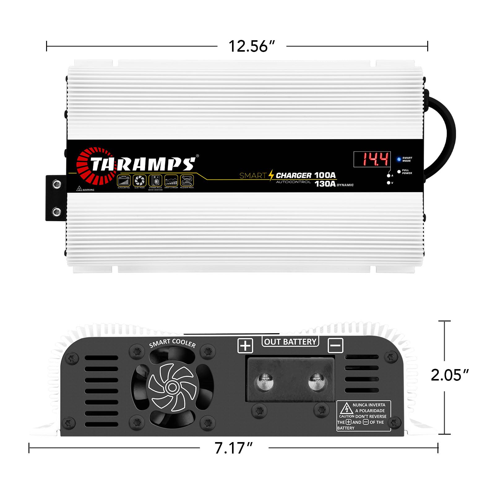 Taramp's Taramps Smart Charger 100/130A battery charger 130A dyna by Taramp's - Angle View 3