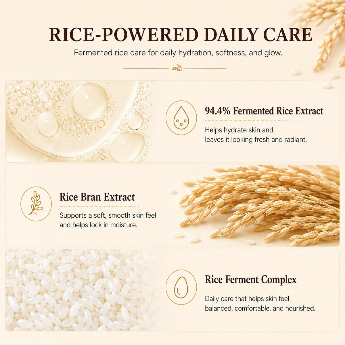 10PCS Rice Skincare Sets Korean Skin Care Kit Face Care Set - MrCuvaryas Official Imagery - 5
