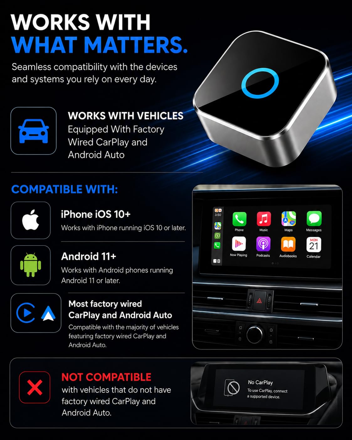 Wireless CarPlay Adapter - Headley Mobile Official Imagery - 4