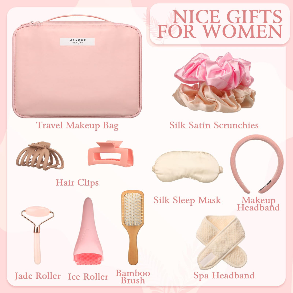 Sawysine 11 Pcs Pink Box Pack for Women Pink Spa Birthday - Sawysine Official Imagery - 5