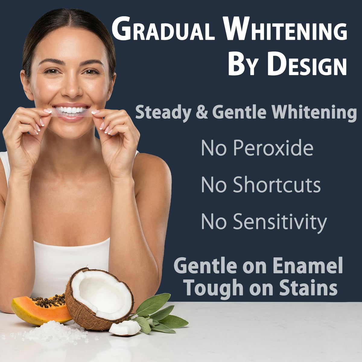 Teeth Whitening Strips for Sensitive Teeth 7 Treatments 14 - Cuteeth Official Imagery - 6