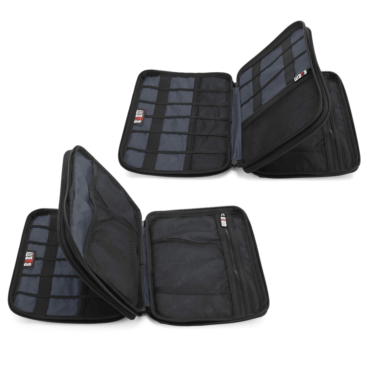 BUBM Double Layer Electronic Accessories Organizer, Travel Gear Bag for Cables, - BUBM Official Product View 6