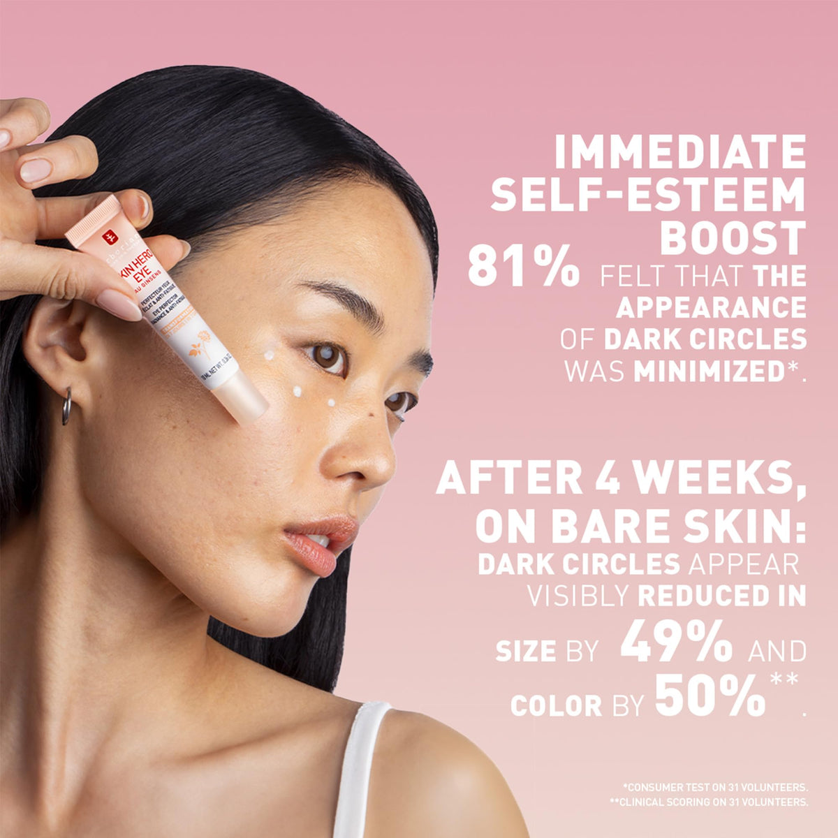 Erborian Skin Hero Eye Cream De Puffing Dark Circles Korean - Erborian Official Imagery - 4