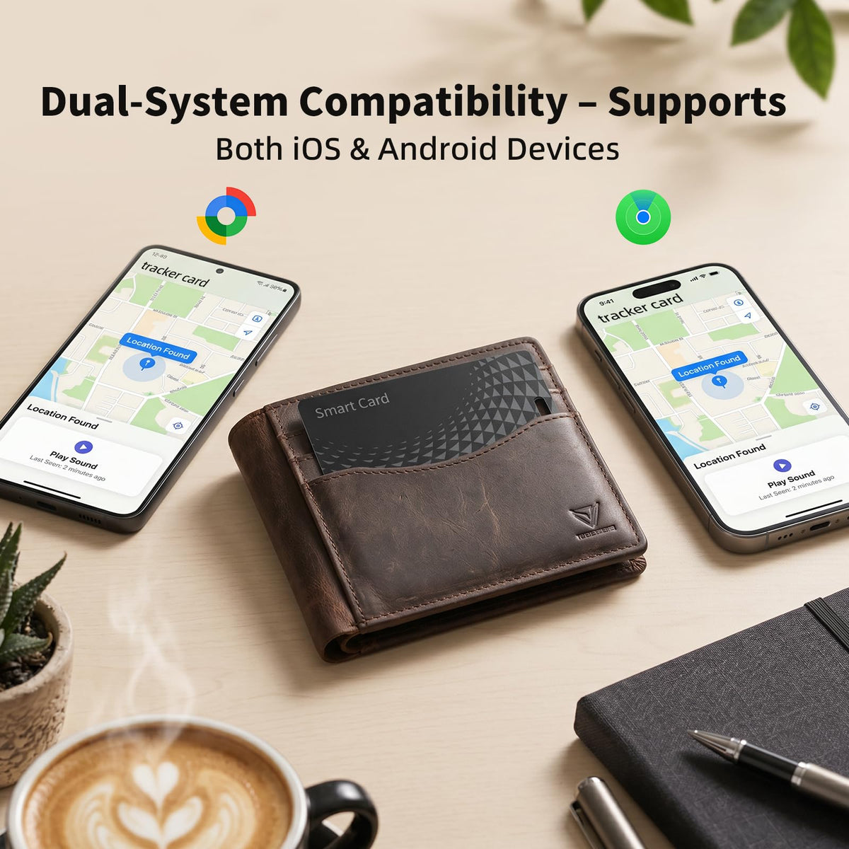 2026 Wallet Tracker Pro 2 Pack Bluetooth Tracking Card for - NozlaID Official Imagery - 3