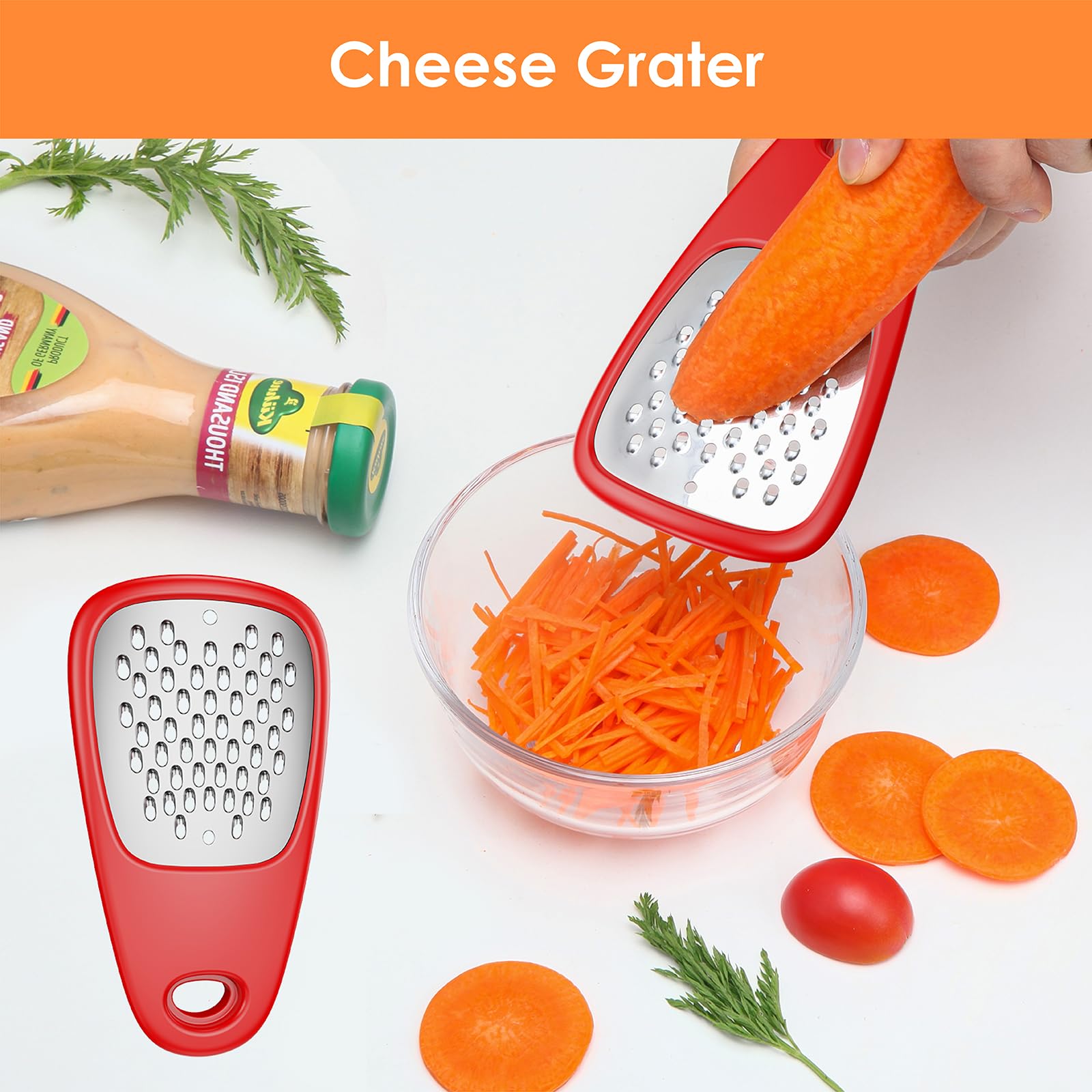 Pisol Kitchen Unique Gadgets Set 6 Pieces, Space Saving, Cheese Grater - View 3