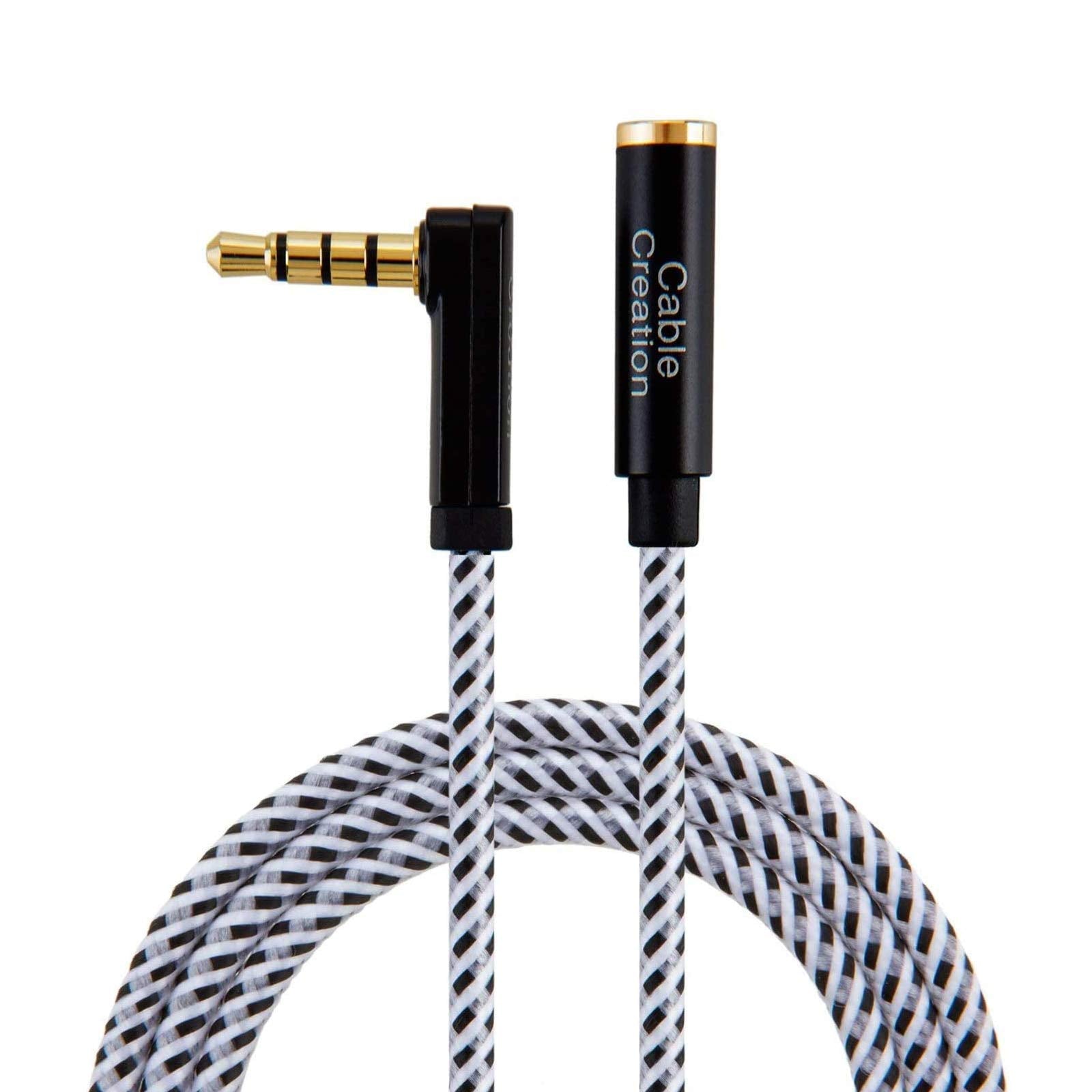 CableCreation Headphone Extension Cable , TRRS 3.5mm Audio Cable by CableCreation - Angle View 2