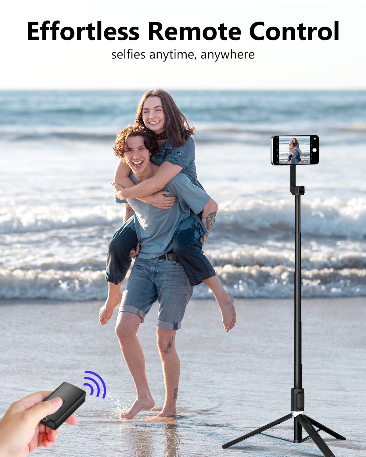 UBeesize Magnetic Tripod for iPhone with Remote 64 - UBeesize Official Imagery - 7