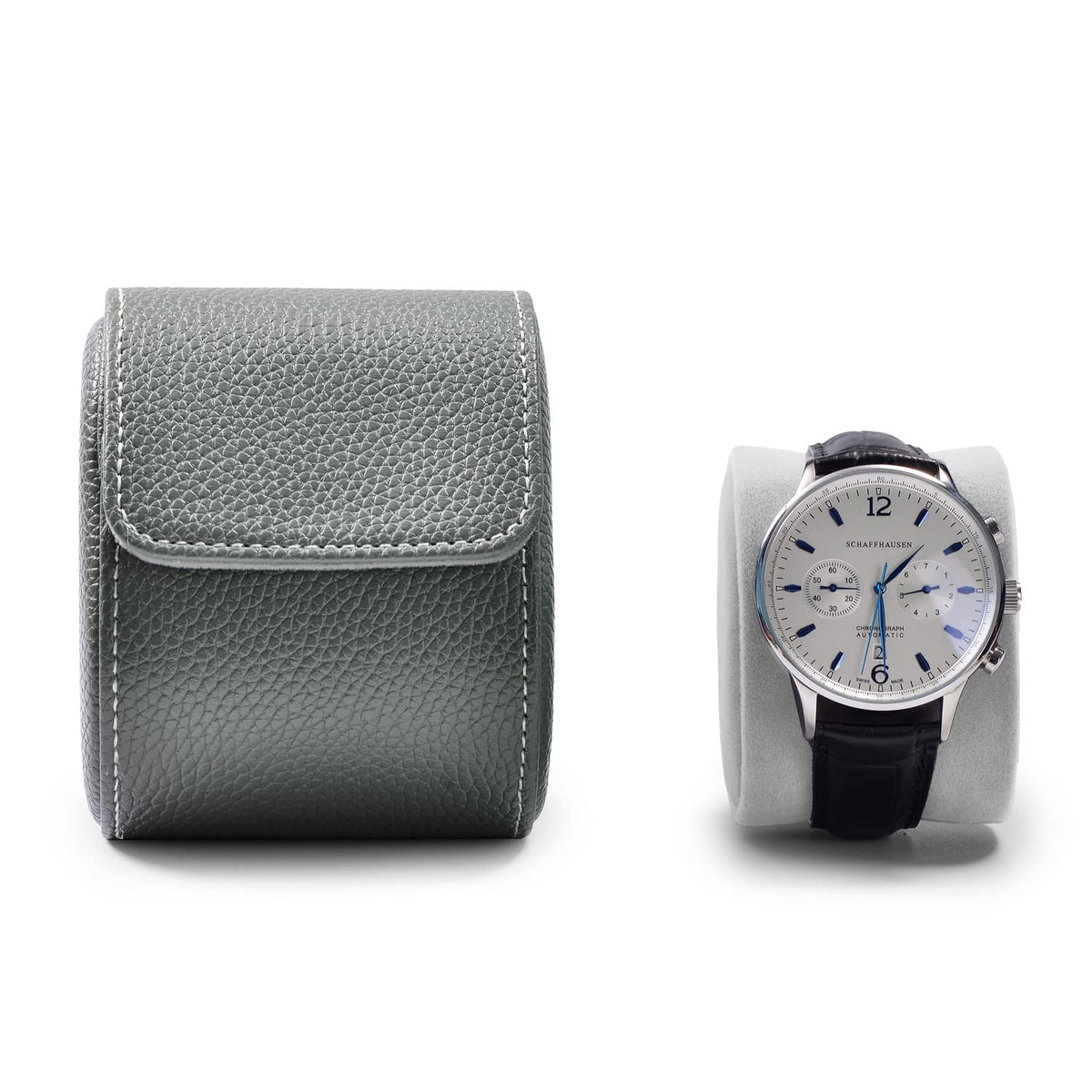 Oirlv Leather Travel Watch Case Single Watch Portable Box - Oirlv Official Imagery - 6