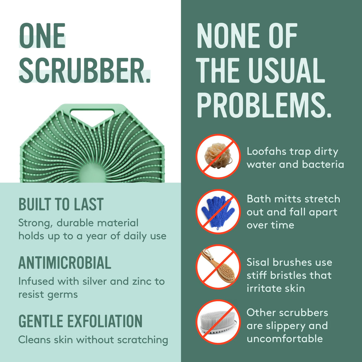 Sud Scrub Antimicrobial Silicone Body Scrubber Exfoliating - Sud Scrub Official Imagery - 5