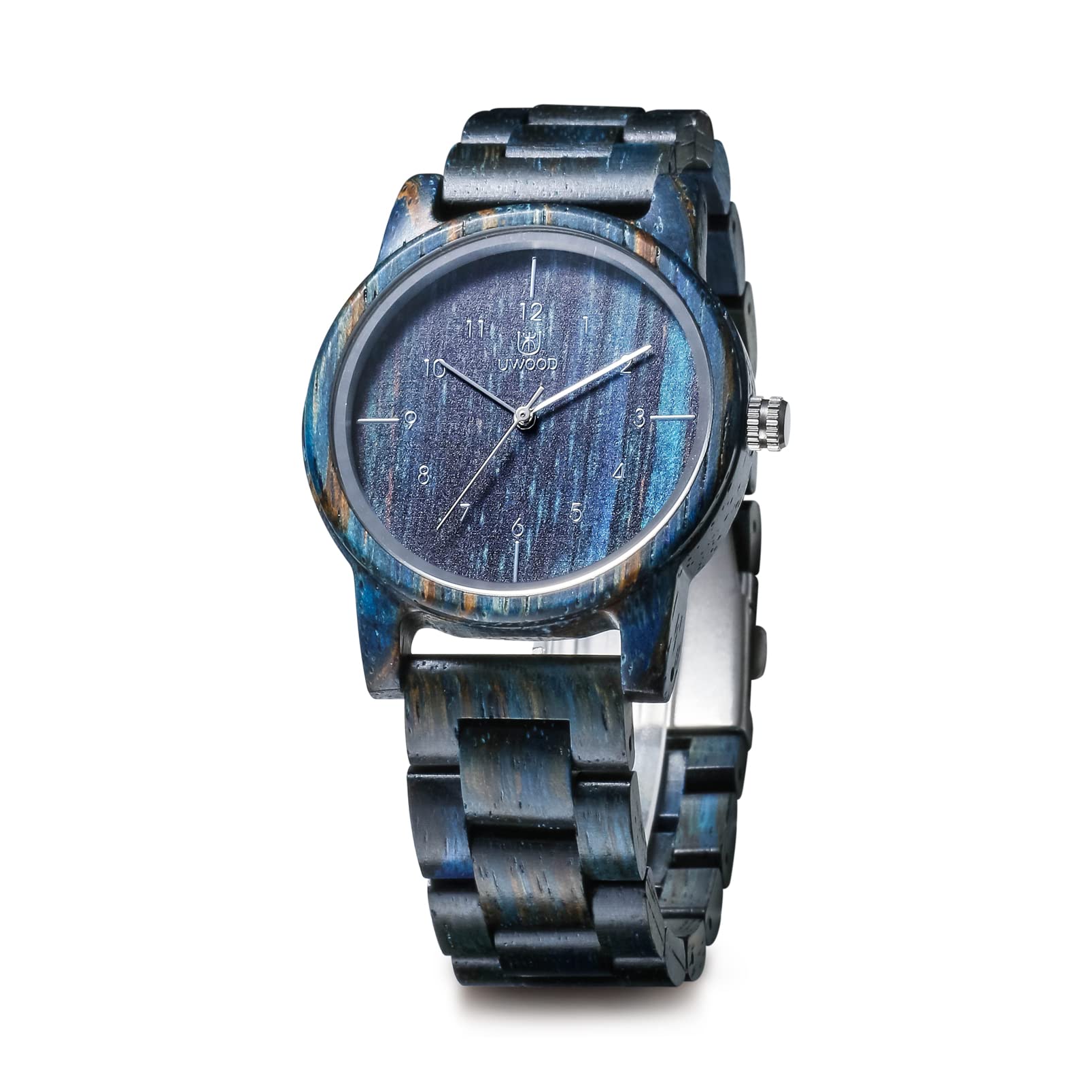 Wooden Watches Uwood Series 40 mm Unisex Natural Handmade Wood - Product Imagery