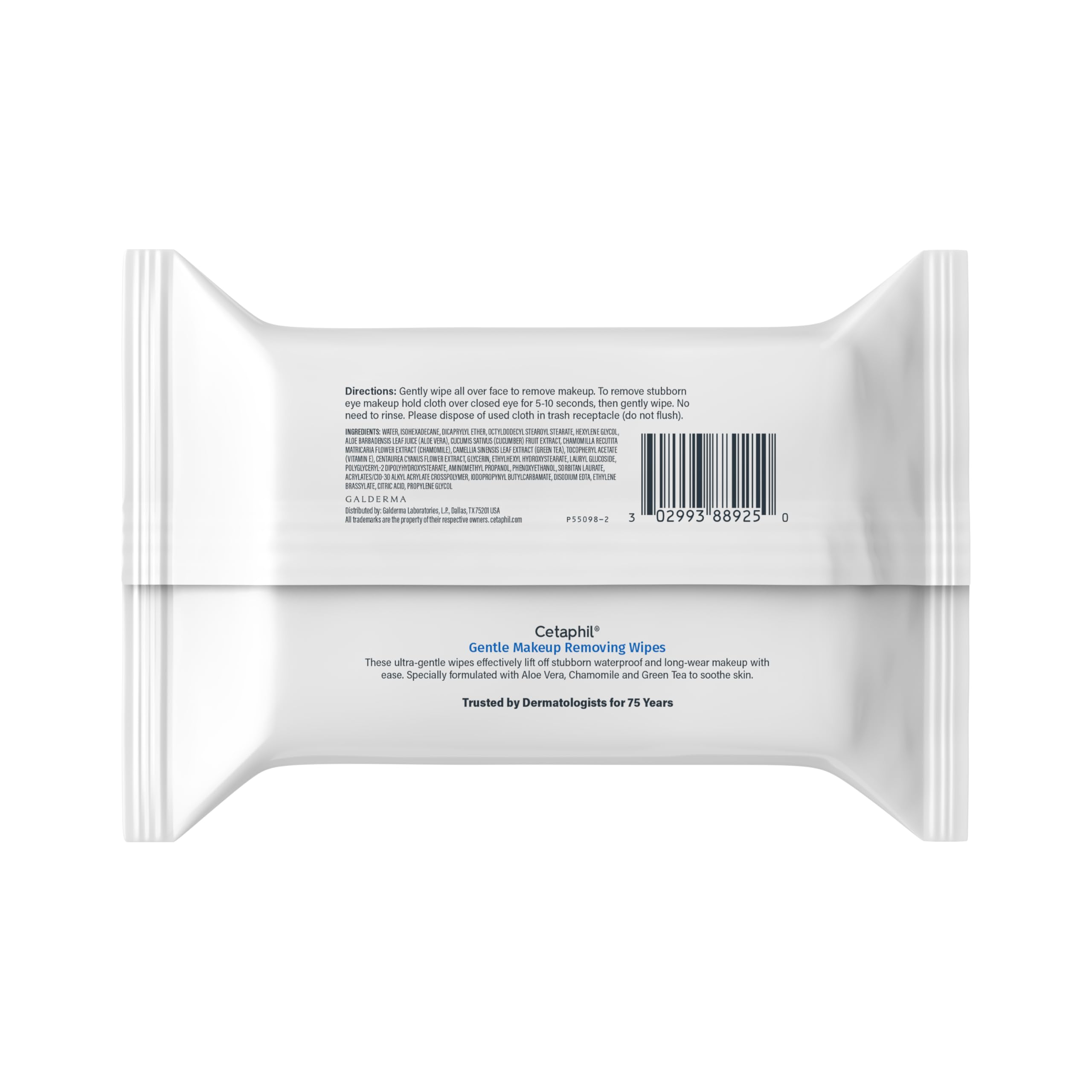 Cetaphil Gentle Makeup Remover Face Wipes, Fragrance Free - Cetaphil Official Product View 9