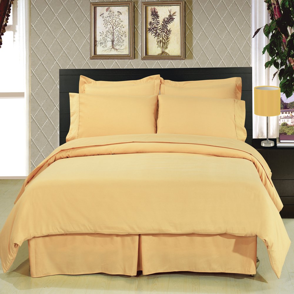 Royal Hotel King Sheet Set - Ultra-Soft Bedding Set (King, Gold) - Product Imagery