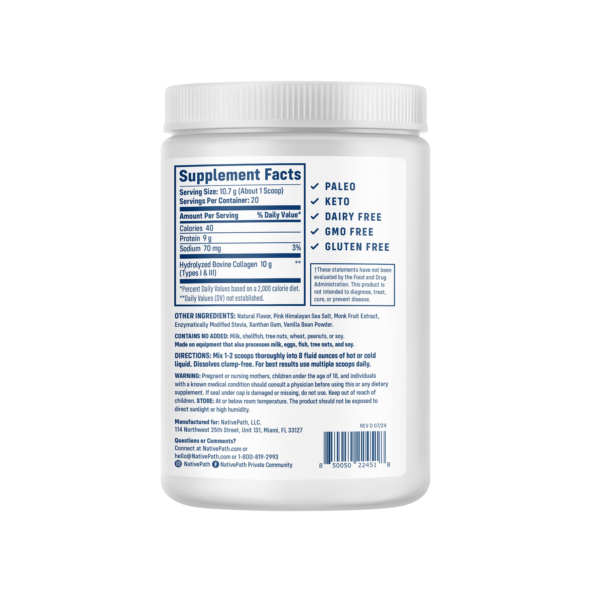 NativePath Collagen Peptides - NativePath Official Imagery - 4