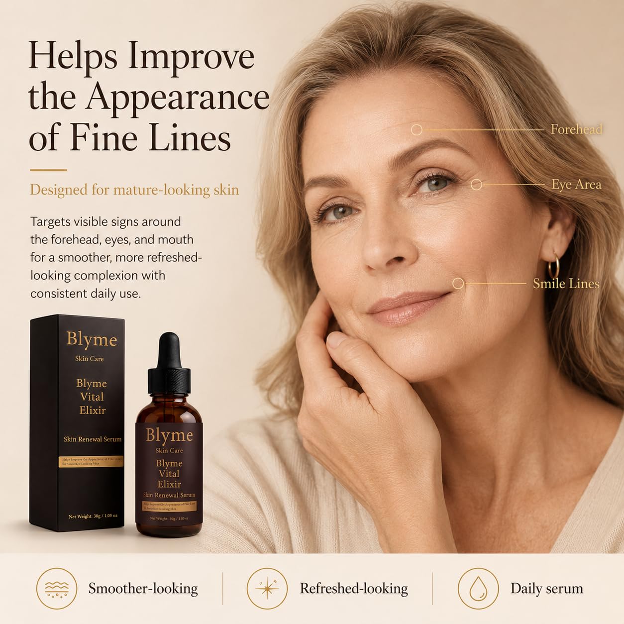 DFTLUUE Blyme Prime Elixir, with Peptide, Hyaluronic Acid and Retinol, Help - DFTLUUE Official Product View 5