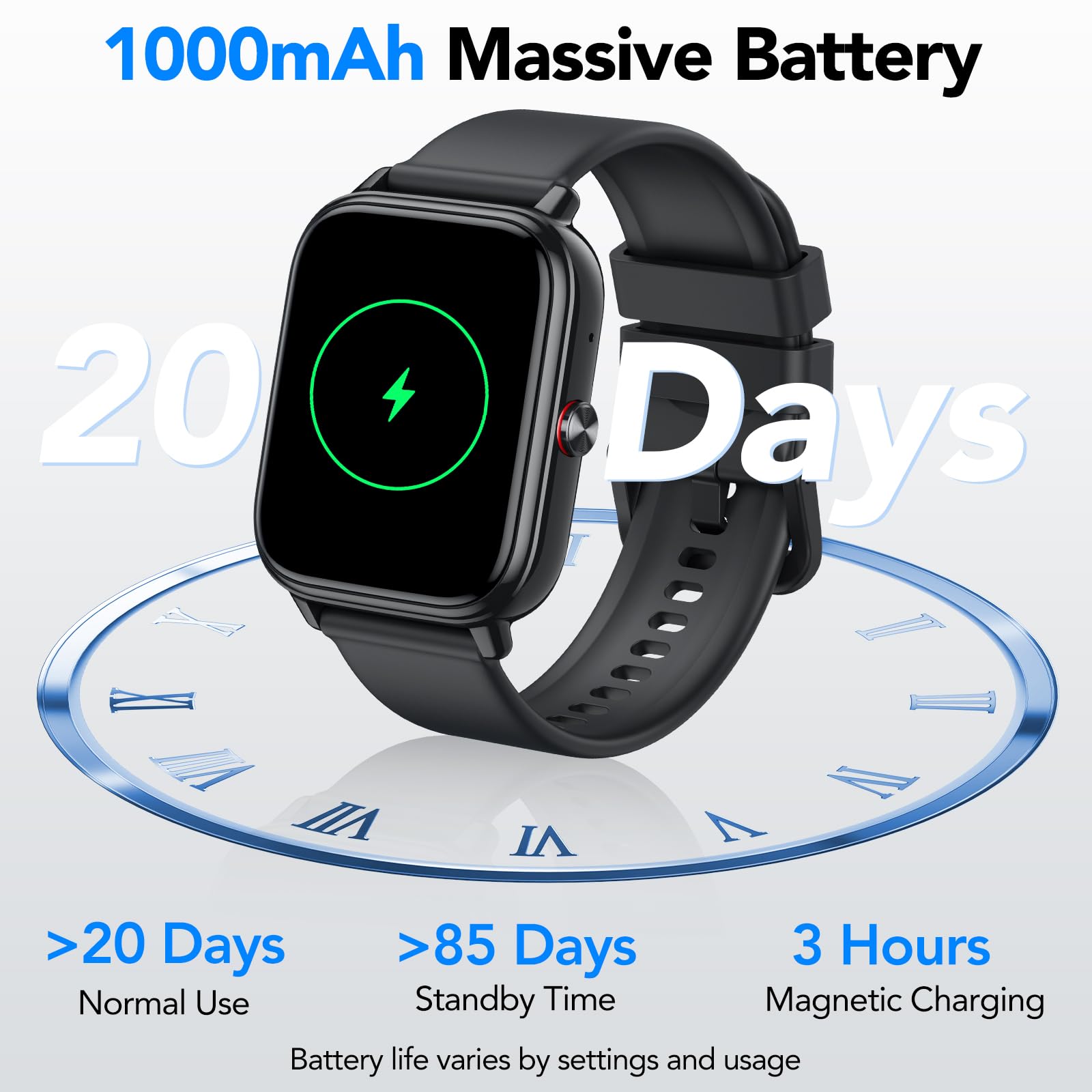 Tiksounds Smart Watch for Men Women  ,1.83" HD Touchscreen Fitness Tra - View 2