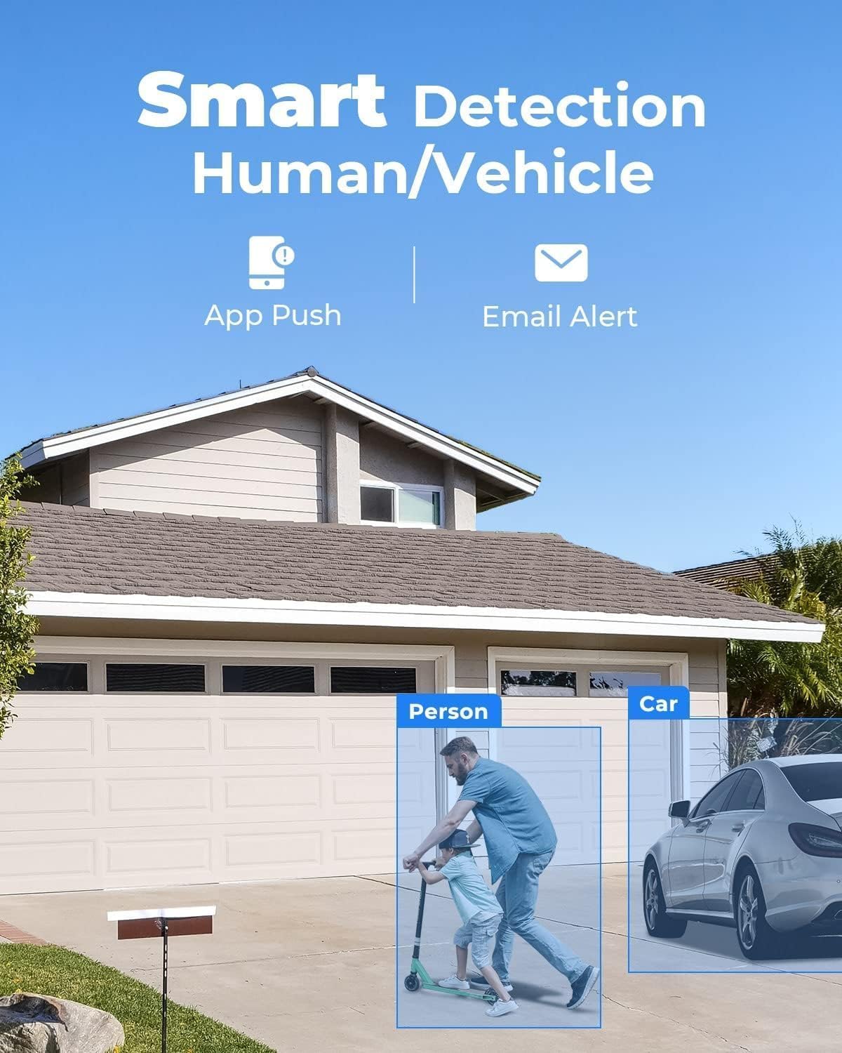 REOLINK 4K Security Camera System with 8 PoE wired cameras, RLK16-800B8 model, featuring H.265 video compression and night vision.