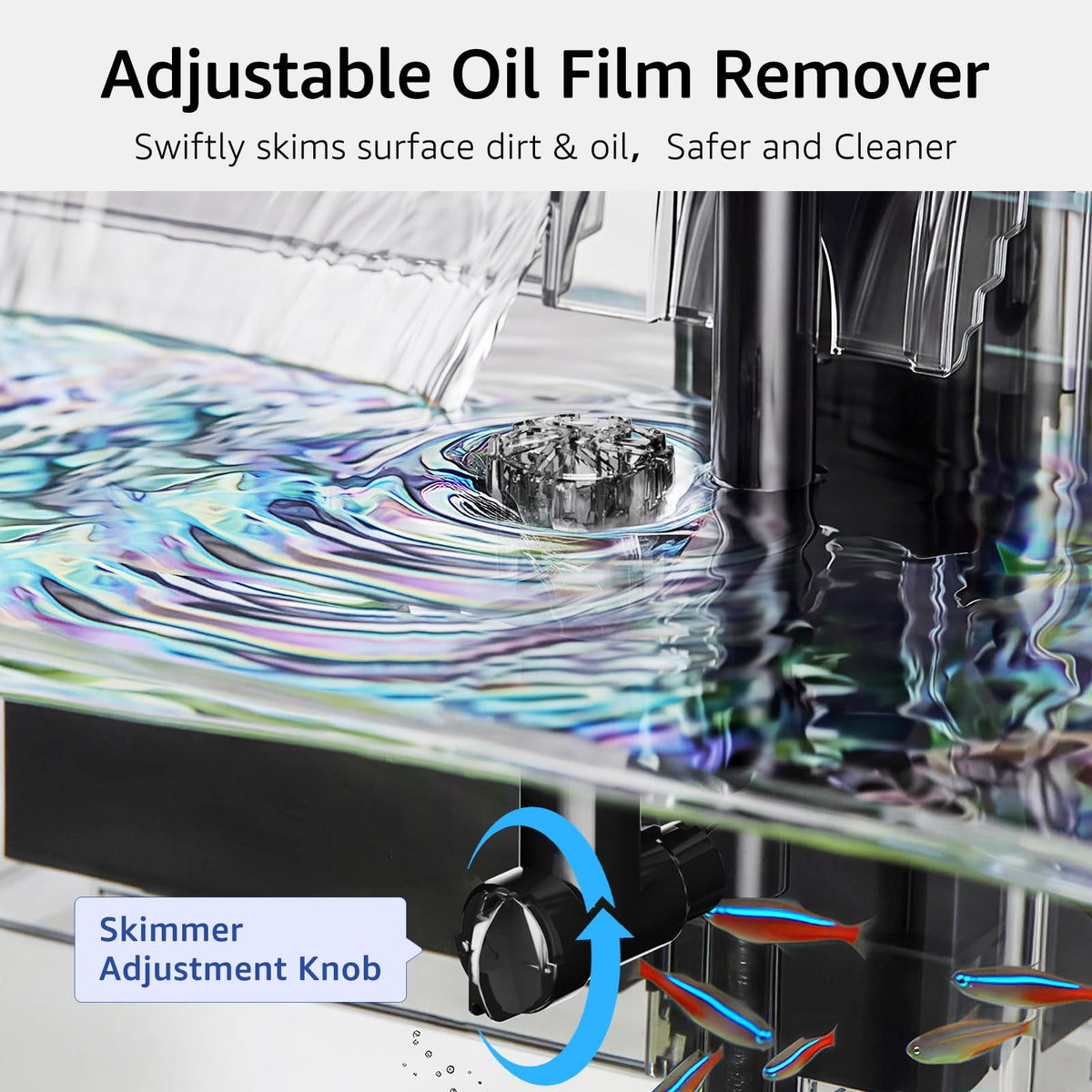 Veehoo Hang on Back Aquarium Filter Double Dry Wet - Veehoo Official Imagery - 7