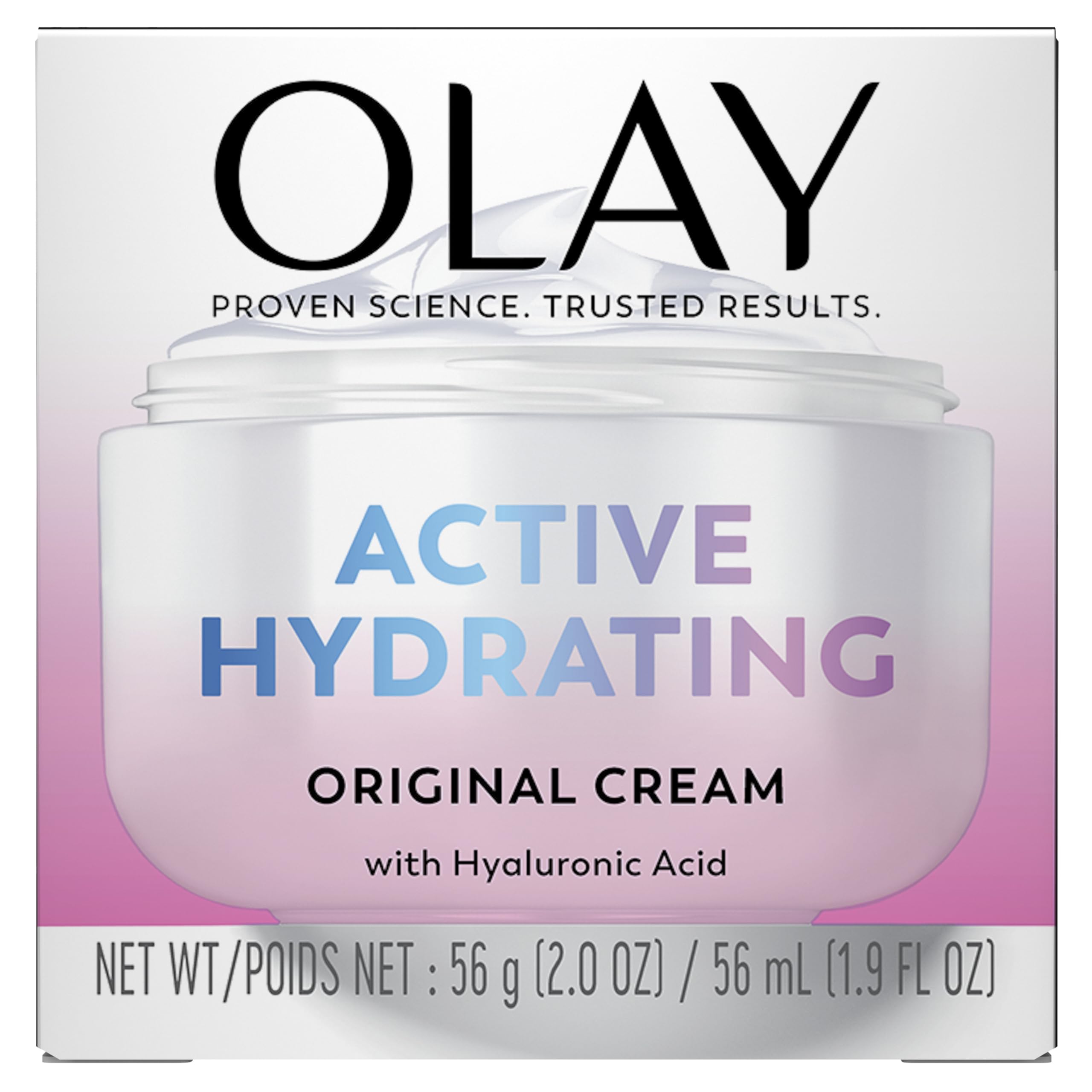Olay Active Hydrating Cream Face Moisturizer, 1.9 fl oz - Olay