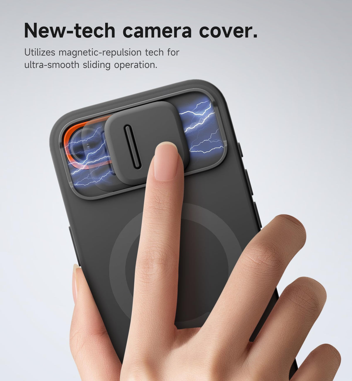 SURITCH for iPhone 17e 16e Case with Magnetic Camera Slide - SURITCH Official Imagery - 5