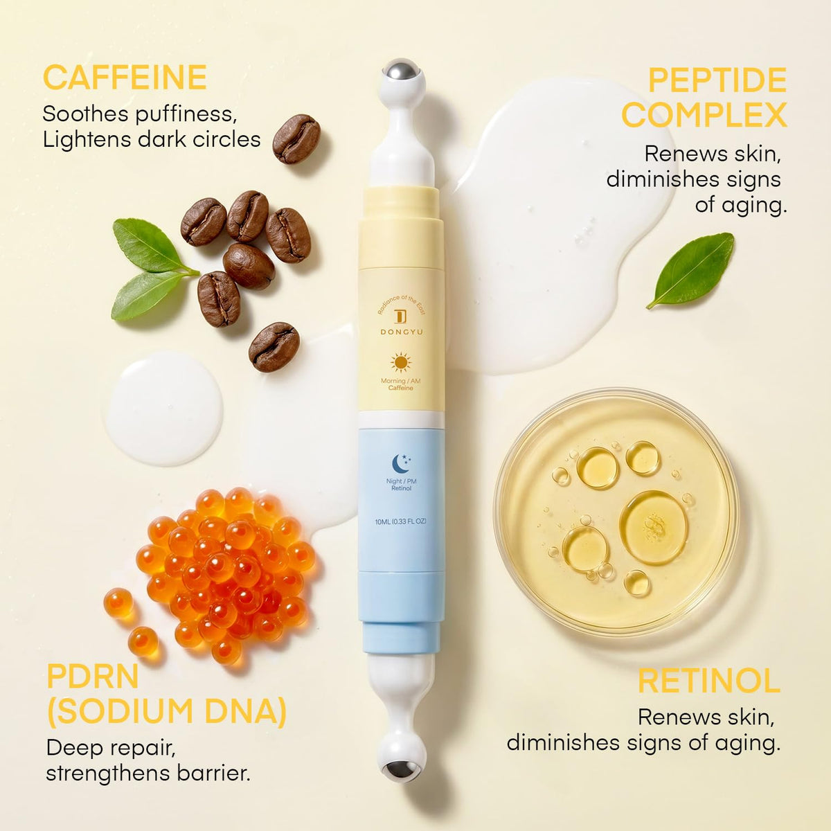 Dongyu Caffeine Retinol Eye Cream Anti Aging Fights Fatigue - Dongyu Official Imagery - 6