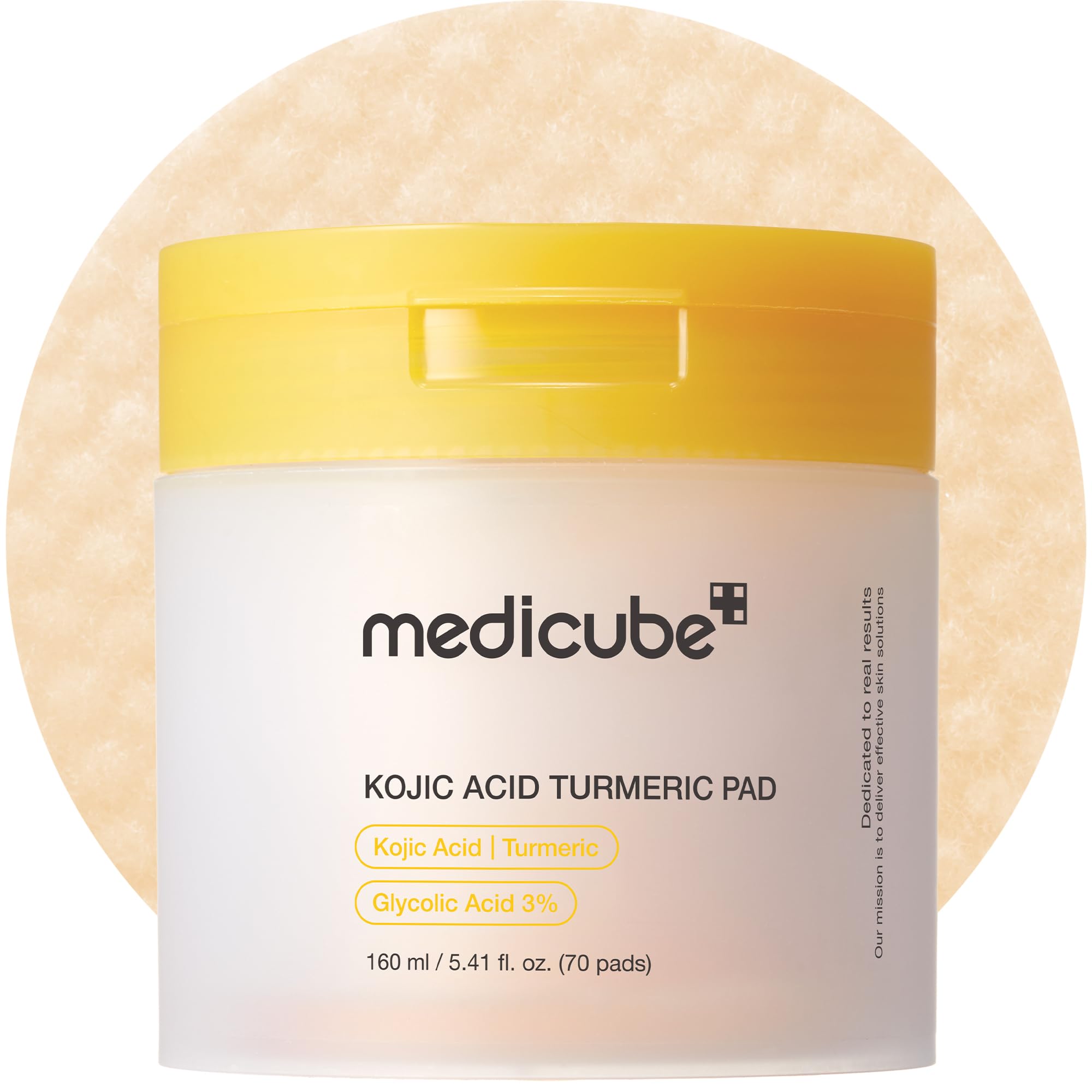 medicube Toner Pads Kojic Acid Turmeric Clarifying Pad for - Product Imagery