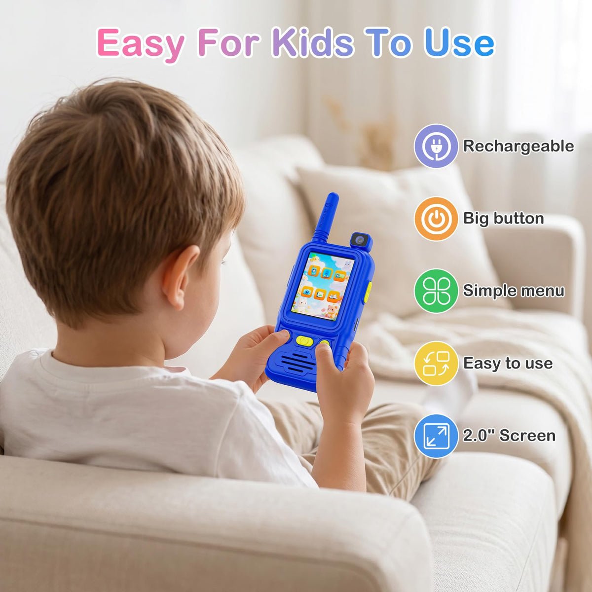 Video Walkie Talkies for Kids 2 Way Video Voice Chat - Zardali Official Imagery - 7