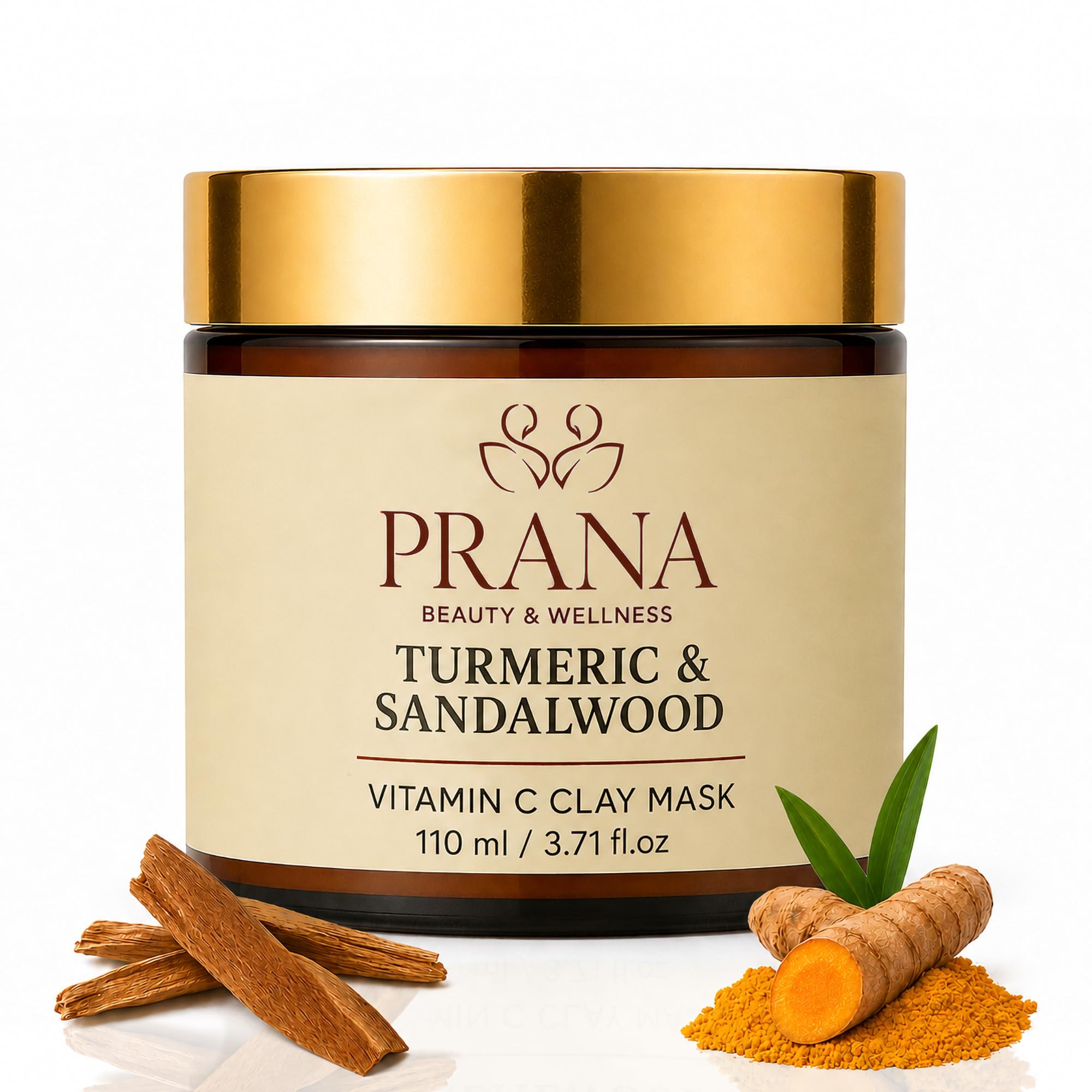 PRANA Beauty Turmeric &amp; Sandalwood Face Mask 110ml - PRANA BEAUTY &amp; WELLNESS