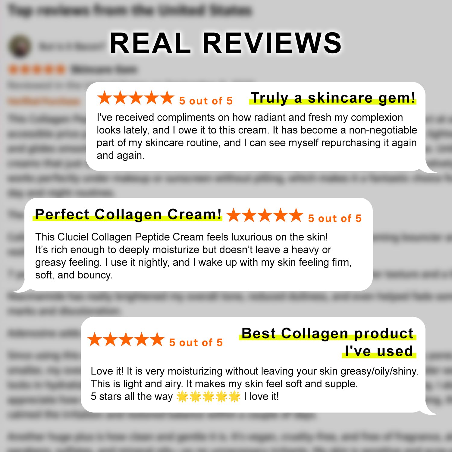 Collagen Peptide Cream Daily All in one Moisturizer for - cluciel Official Imagery - 5
