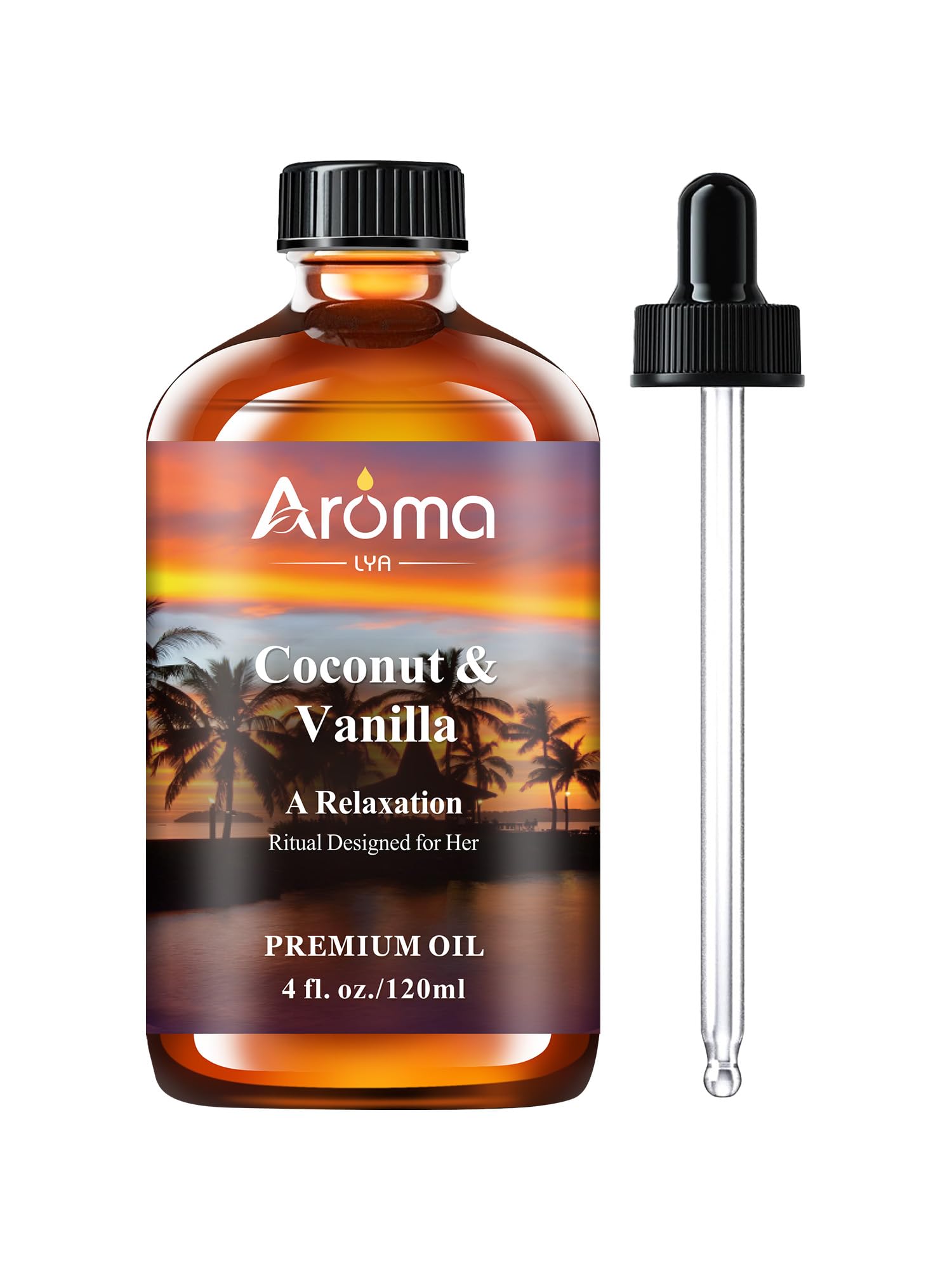 Coconut Vanilla Fragrance Oil 4 Fl Oz - Product Imagery