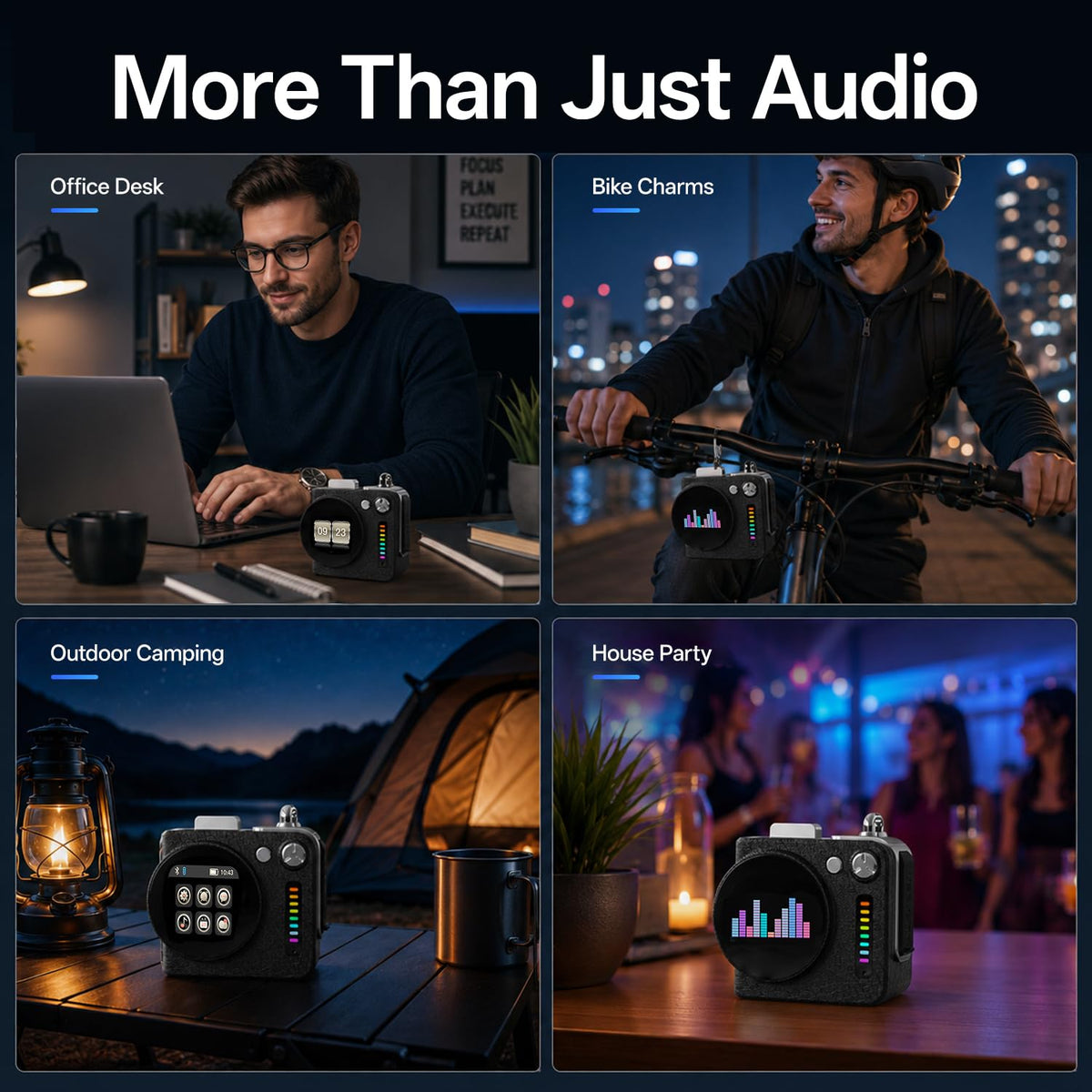 WARMLIFE Portable All in One Bluetooth Speaker with - WARMLIFE Official Imagery - 8