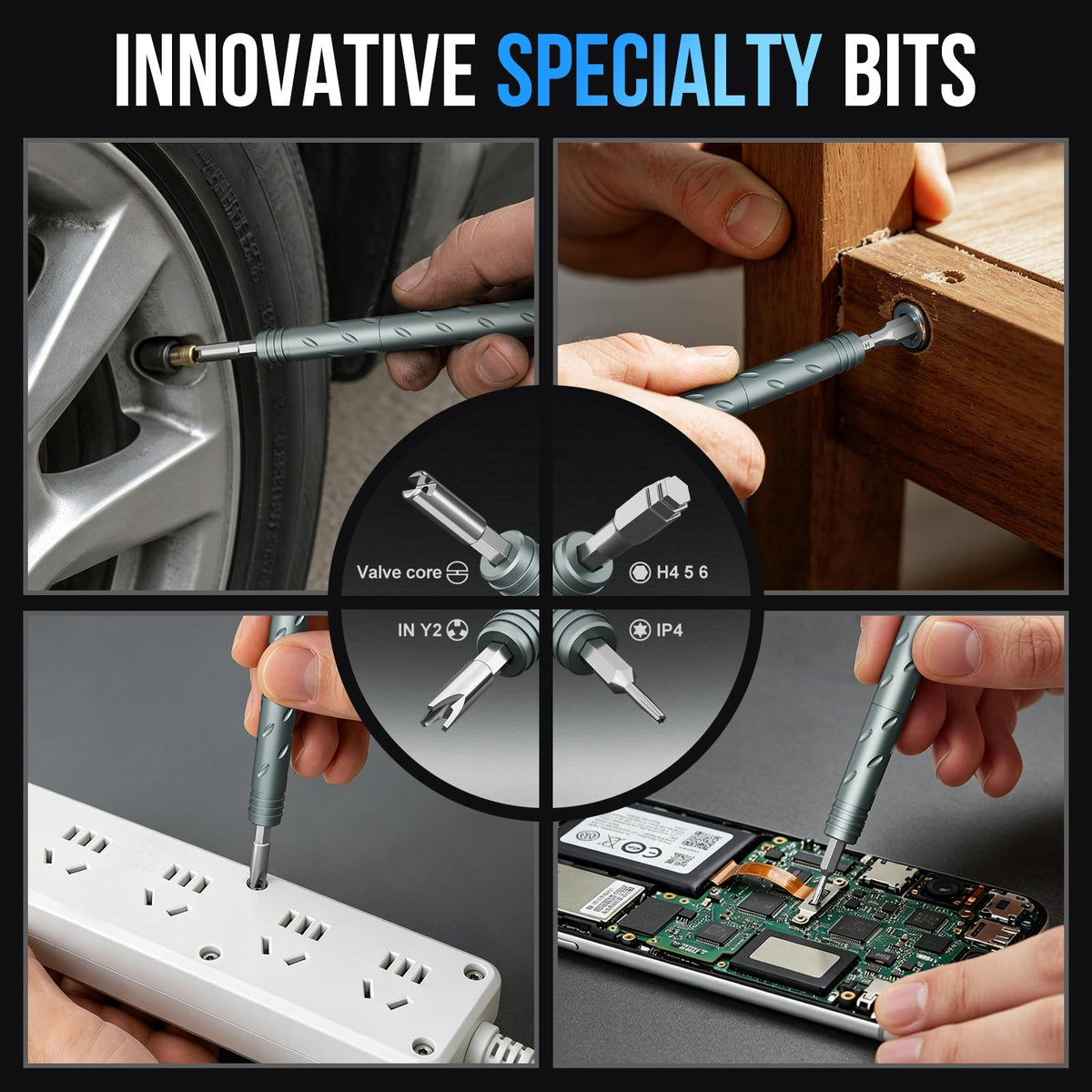 STREBITO 55 in 1 Magnetic Screwdriver Set Cube Tool Kit - STREBITO Official Imagery - 8