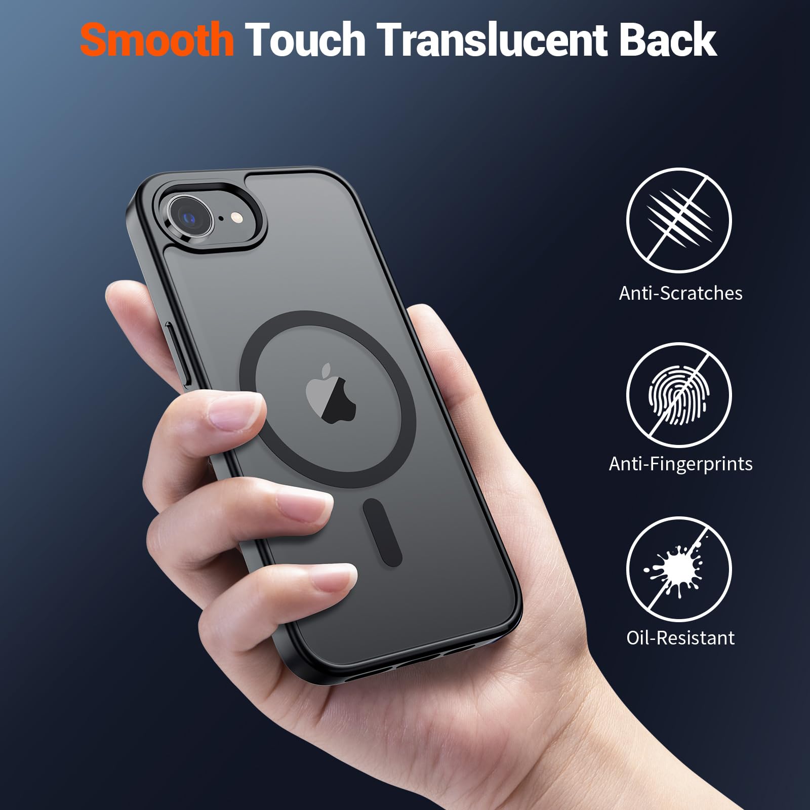 SUPFINE Magnetic for iPhone 17e Case - iPhone 16e Case Black - SUPFINE Official Product View 6