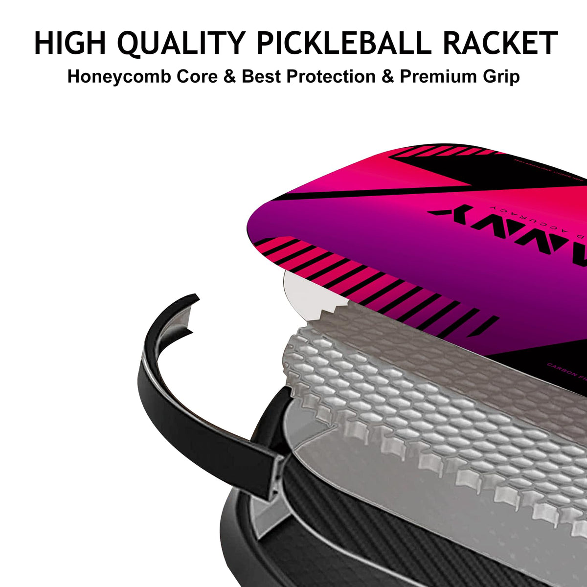 OLANNY Graphite Pickleball Paddles Set Premium Rackets Fiber - OLANNY Official Imagery - 3