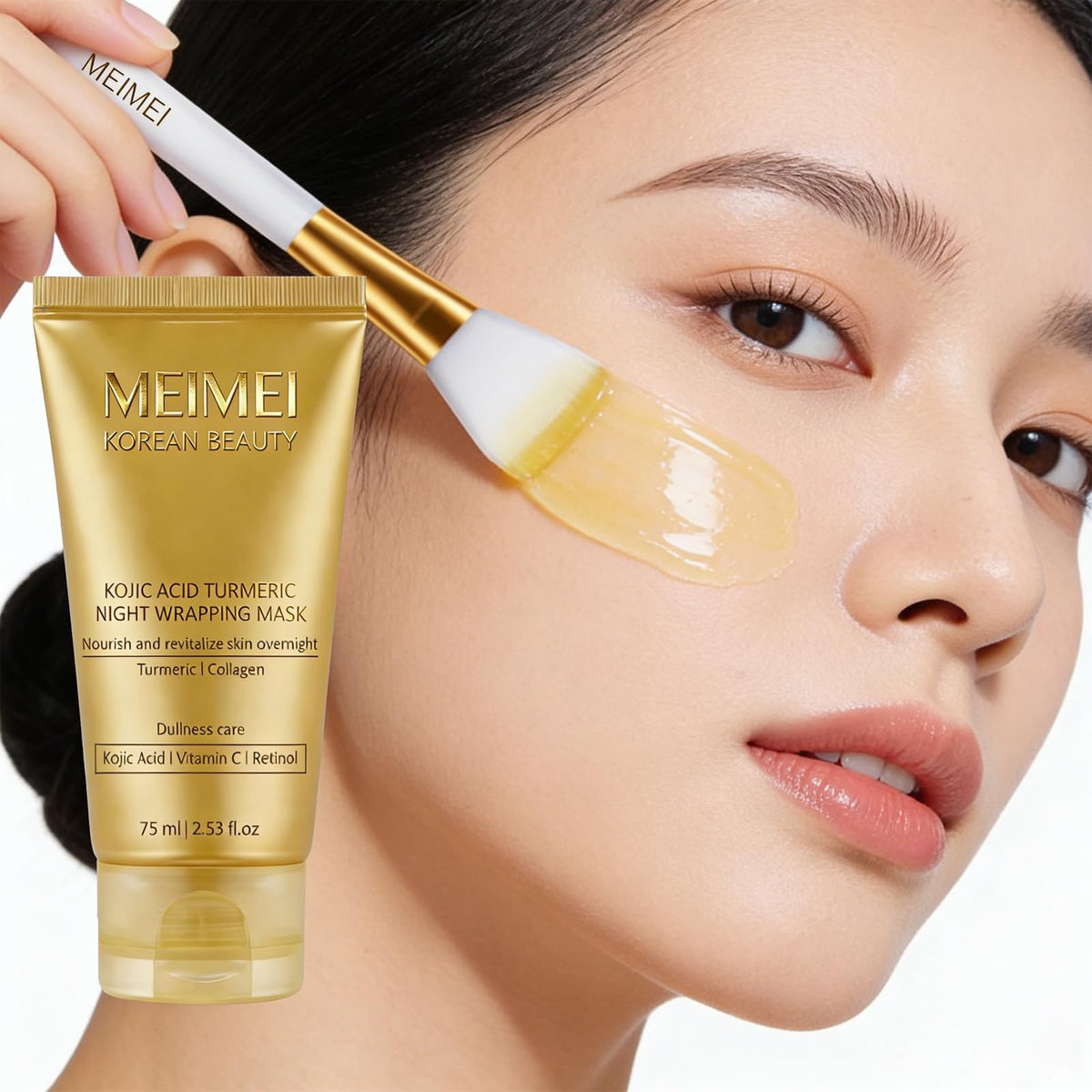 GFG Meimei Turmeric Wrapping Mask With Vitamin C - GFG Official Imagery - 8