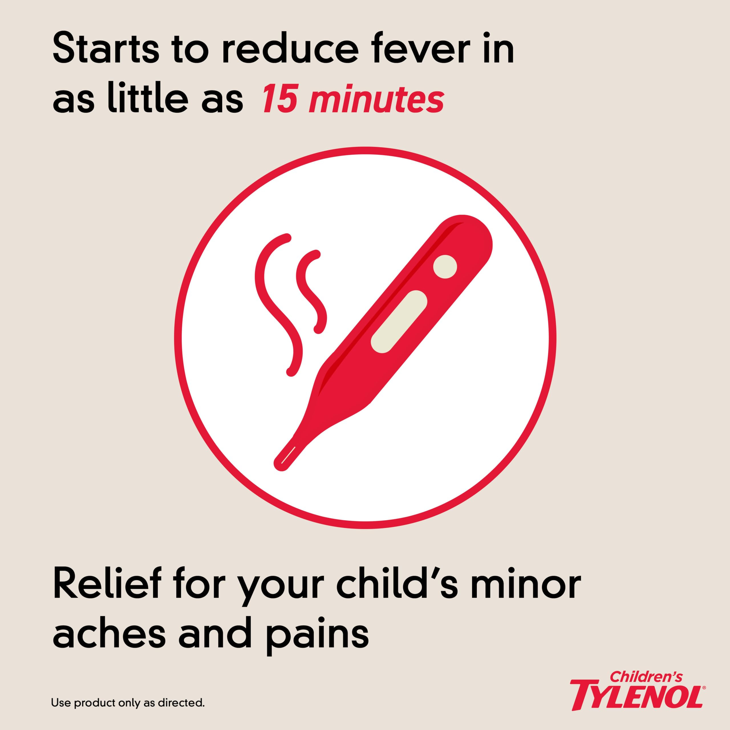 Children's Tylenol Dye-Free Chewables Wild Berry 24ct