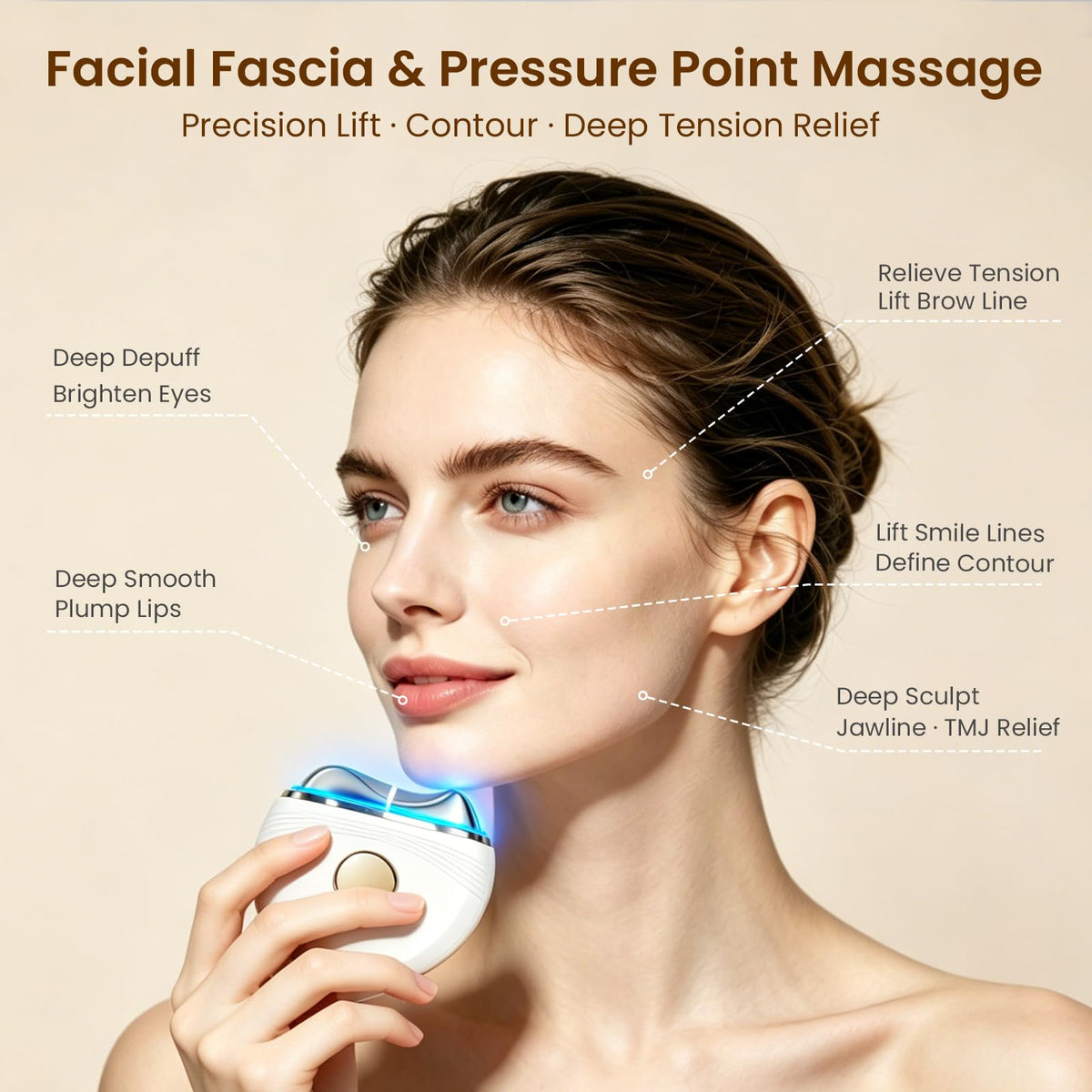 Red Light Electric Gua Sha Facial Neck Sculpting Tools with - Topealk Official Imagery - 8