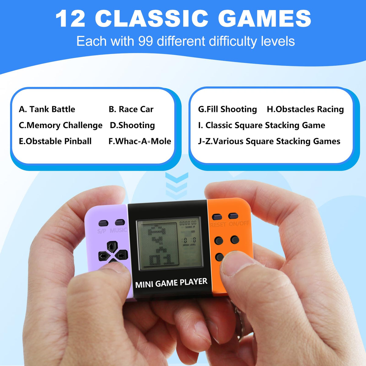 SSZS 12 Pcs Video Game Party Favors for Kids Mini Gaming - SSZS Official Imagery - 5
