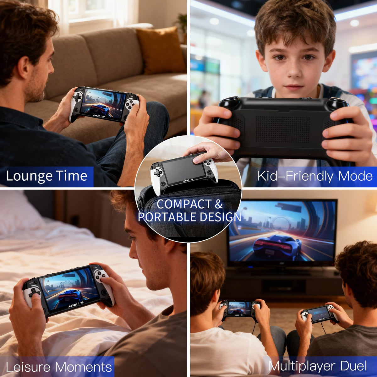 Retro Handheld Game Console of Boy Portable Hand Held Video - KASAK Official Imagery - 8