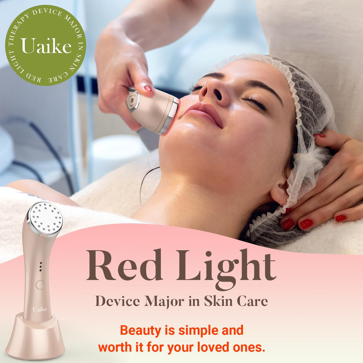 Uaike Red Light Therapy Device for Face Home Use - Uaike Official Imagery - 7