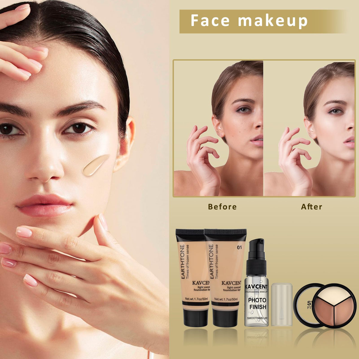 Makeup Kit for Teens Makeup Set for Women Teenagers Full Kit - KAVCENT Official Imagery - 5