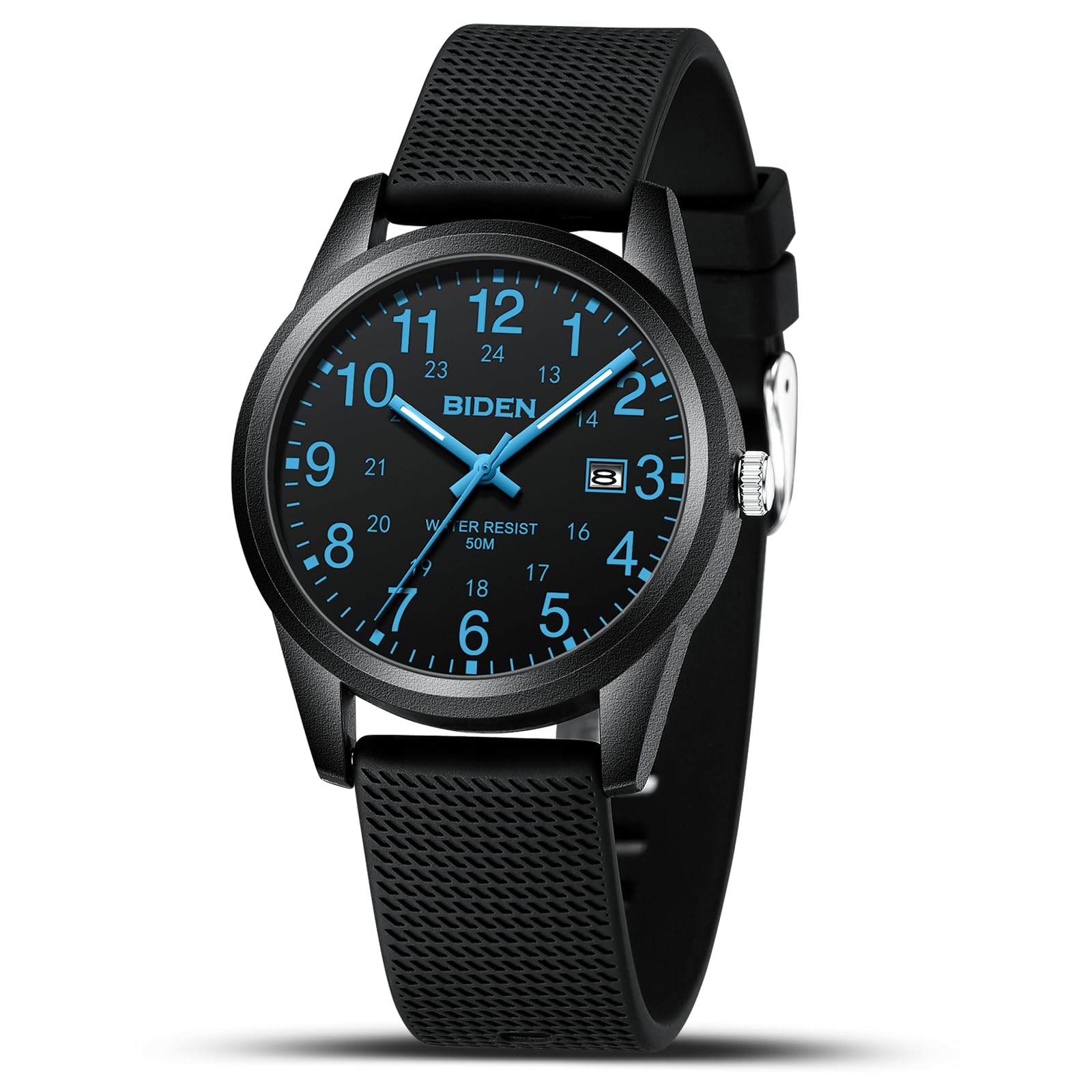 LN LENQIN Mens Watches Analog Quartz Sports Waterproof Watch for - Product Imagery