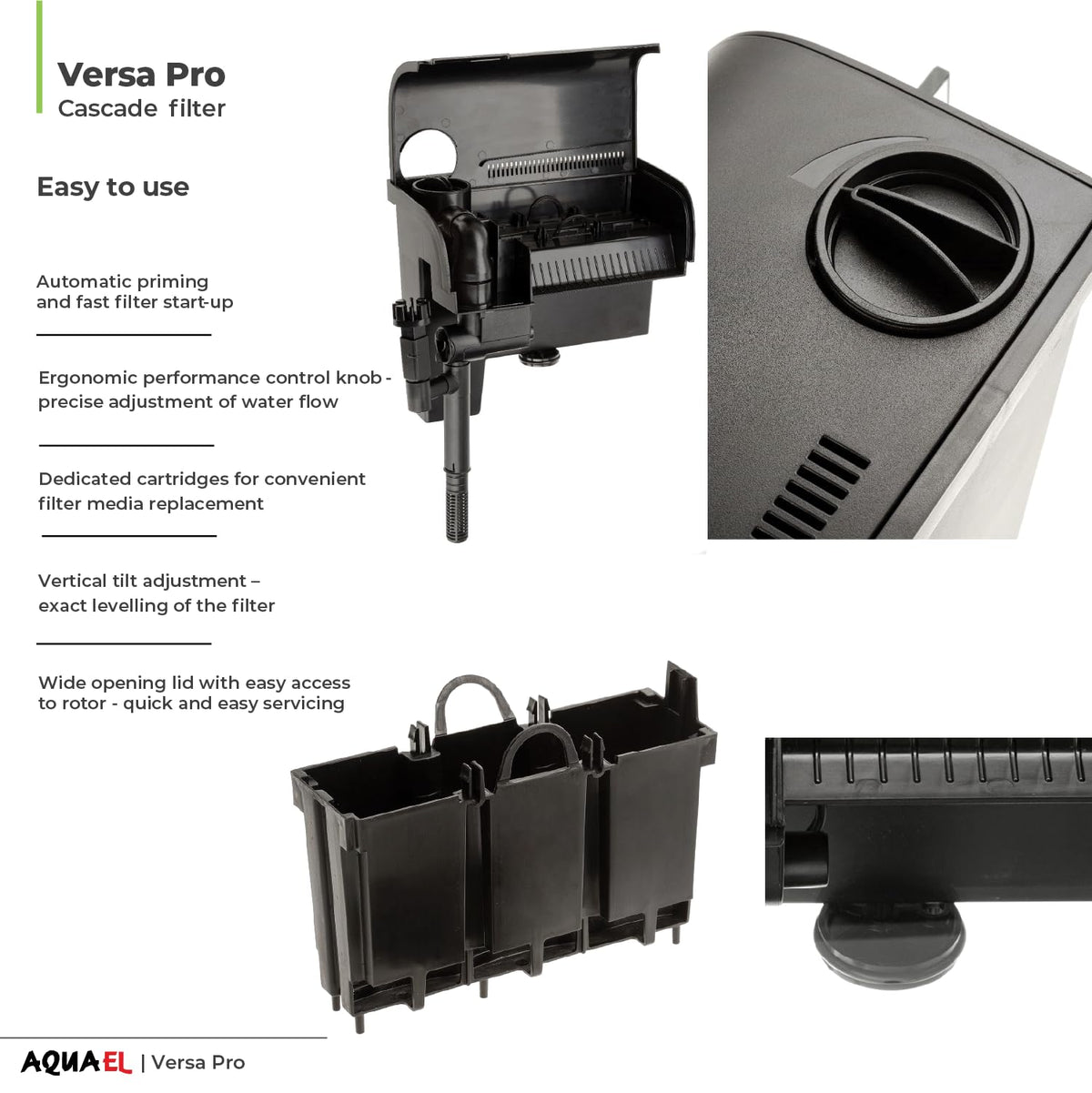 Aquael Versa Pro 20 Power Filter - Aquael Official Imagery - 3