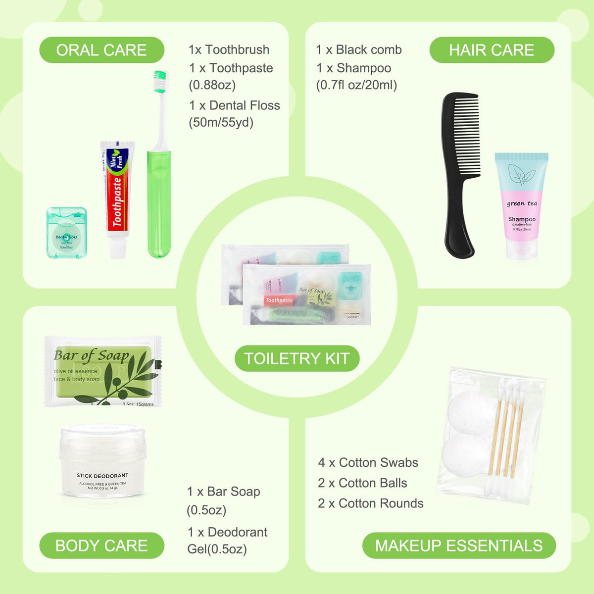 20 Homeless Kit Bulk Toiletry Kit Travel Size Toiletries - skourvut Official Imagery - 3
