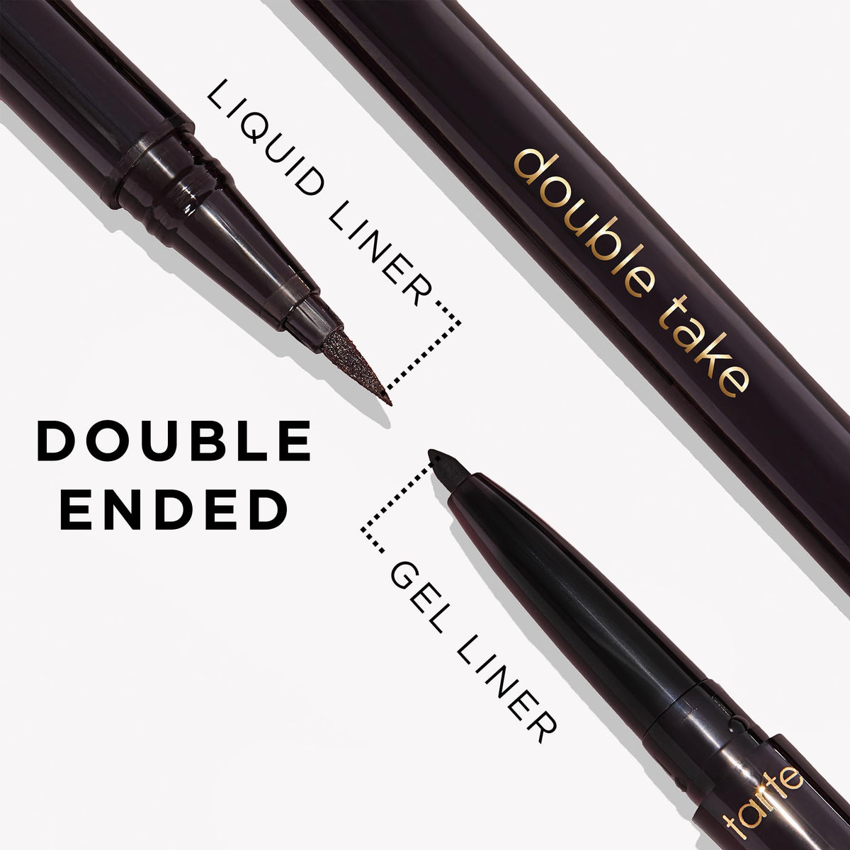 tarte double take eyeliner 2 in 1 Pencil Eyeliner for Bold - tarte Official Imagery - 4