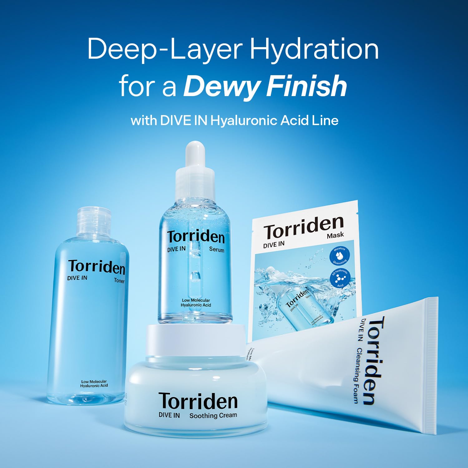 Torriden DIVE IN Hyaluronic Acid Facial Mask (10 sheets) - Torriden