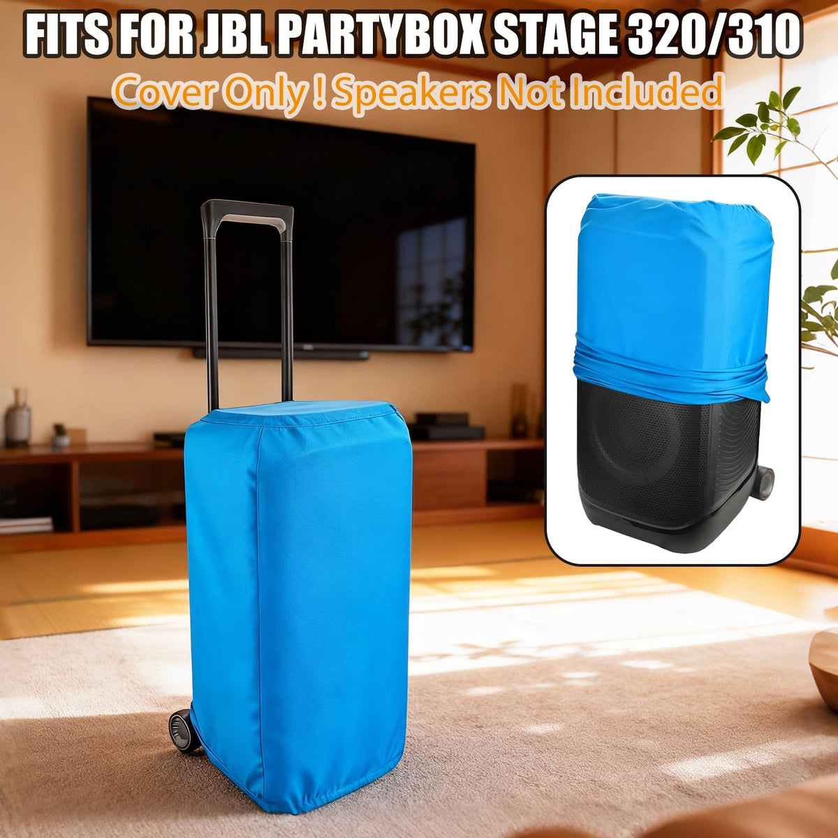Speaker Dust Cover Stretch 2 Pack for Portable Party - Totocove Official Imagery - 3